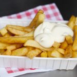 ravier de frites Belge sauce mayonnaise